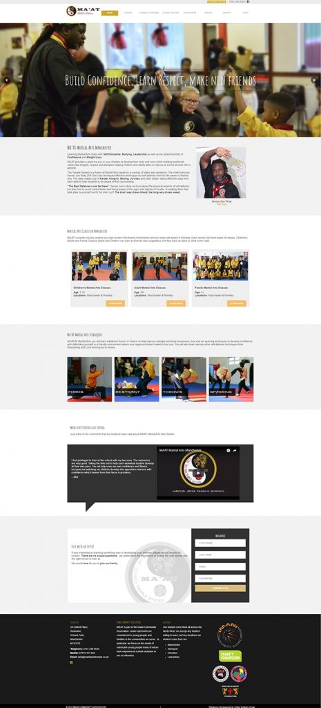 Martial Arts Website